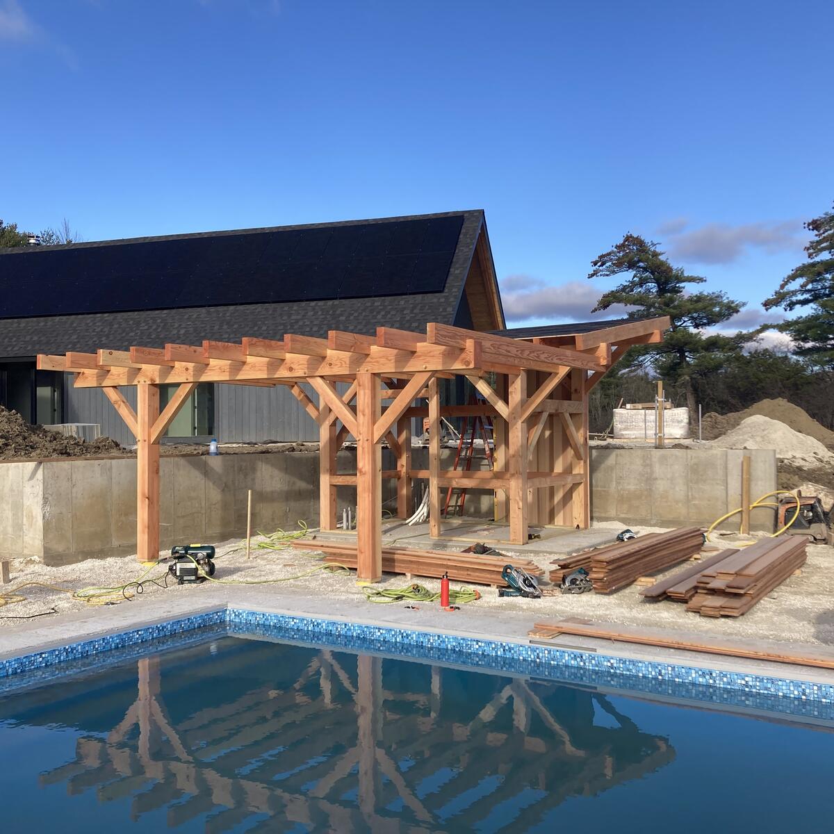 Timber Frame Pool House